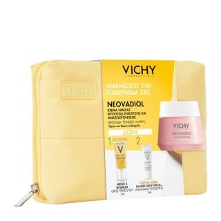 Vichy Promo Neovadiol Rose Platinium Αντιρυτιδική Κρέμα Ημέρας 50ml & Δώρο Neovadiol Meno 5 Bi-Serum Προσώπου 5ml & Δώρο Capital Soleil UV Age Daily Αντηλιακό Προσώπου Spf50 3ml