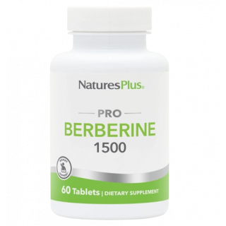 Nature's Plus Pro Berberine 1500mg 60tabs Συμπλήρωμα Διατροφής για την Υποστήριξη των Υγιών Επιπέδων Σακχάρου 