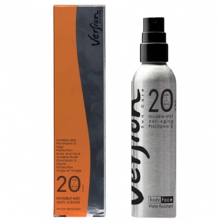Version Anti-Aging Invisible Body & Face Sunscreen Mist Spf20 200ml  Αντιγηραντικό Αντηλιακό Mist για Πρόσωπο & Σώμα