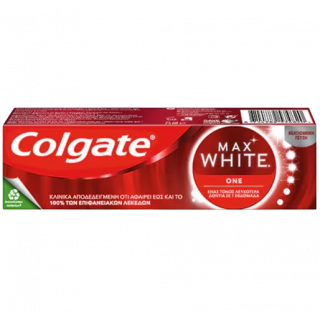 Colgate Max White One Toothpaste for Whitening 75ml Οδοντόκρεμα για Λεύκανση