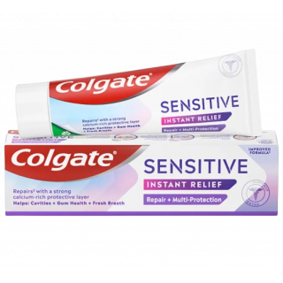 Colgate Sensitive Instant Relief Repair & Multi-Protection Toothpaste 75ml Οδοντόκρεμα Πολλαπλής Προστασίας