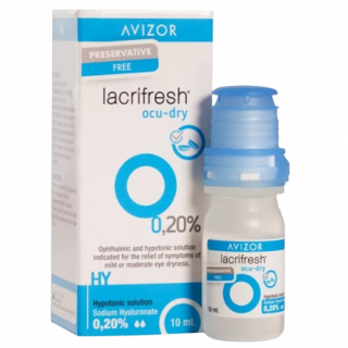 Avizor Lactifresh Ocu-Dry 0.20% 10ml Οφθαλμικές Σταγόνες για την Ξηροφθαλμία 