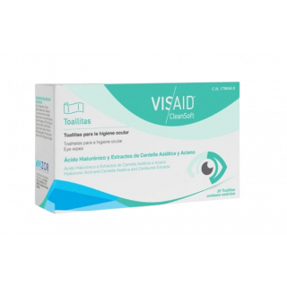 Visaid CleanSoft Eye Wipes 20pcs Μαντηλάκια Καθαρισμού Ματιών 