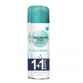 Noxzema Promo Ανδρικό Αποσμητικό Classic 48h Spray 2x150ml