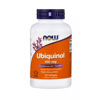 Now Foods Ubiquinol 100mg 60μαλακές κάψουλες