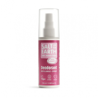 Salt of the Earth Vegan Natural Deodorant Spray Fresh Strawberry 100ml Αποσμητικό Χωρίς Αλουμίνιο Με Άρωμα Φράουλα
