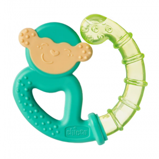 Chicco Δροσιστικός Κρίκος Οδοντοφυΐας Monkey Green 4m+ 1 τεμάχιο