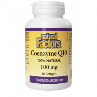 Natural Factors Coenzyme Q10 100mg 30caps Συνένζυμο Q10