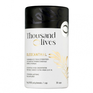 Thousand Olives Oleocanthal Food Supplement 30caps Συμπλήρωμα Διατροφής για Ενίσχυση Ανοσοποιητικού 
