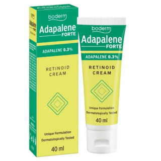 Boderm Adapalene Forte 0.3% Retinoid Cream 40ml Κρέμα Προσώπου για Μέτρια ως Σοβαρή Ακμή