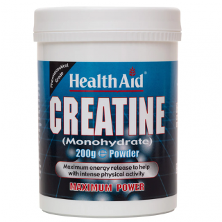 Health Aid Creatine Monohydrate Powder 200gr Κρεατίνη