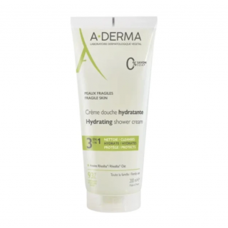 A-Derma Peaux Fragiles 3 in1 Hydrating Shower Cream 200ml Υδατο-προστατευτικό Τζελ Καθαρισμού