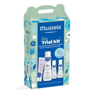 Mustela Promo Baby Trial Kit Απαλό Τζελ καθαρισμού 200ml & Hydra Bebe Λοσιόν Σώματος 50ml & Νερό Καθαρισμού 50ml & Κρέμα Αλλαγής Πάνας 50ml