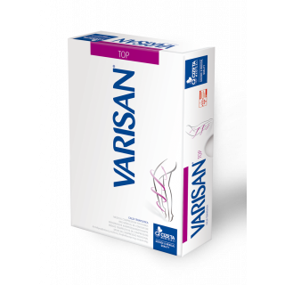 Varisan Top No1 Normal Κάλτσες Διαβαθμισμένης Συμπίεσης Κάτω Γόνατος με Ανοιχτά Δάχτυλα 23-32 mmHg Μπεζ 1ζευγάρι