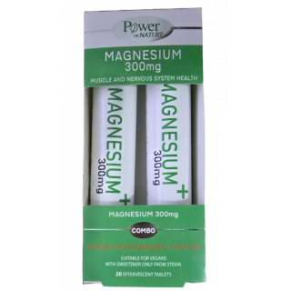 Power Health Promo Magnesium 300mg 2x20eff.tabs Μαγνήσιο