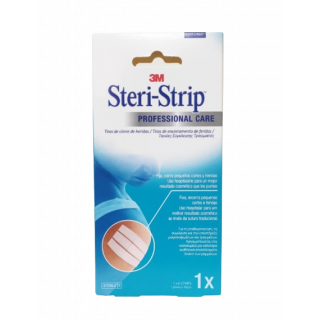 3M Steri Strip Ταινίες Σύγκλεισης Τραύματος 12mm x 10cm 1τμχ