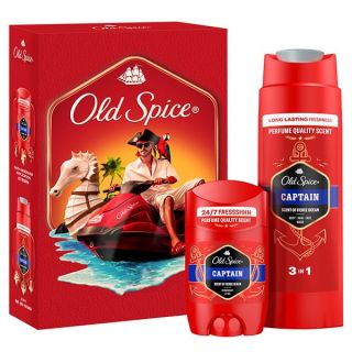 Old Spice Promo Captain Αποσμητικό Στικ 50ml & Αφρόλουτρο & Σαμπουάν 250ml