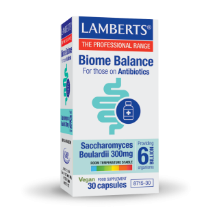 Lamberts Biome Balance για Όσους Λαμβάνουν Αντιβιοτικά 30caps 6 Δισεκατομμύρια Φιλικά Βακτήρια