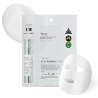 VT Cosmetics Reedle Shot 100 2-Step Balance Mask 1item Μάσκα Προσώπου για Ενυδάτωση & Λείανση