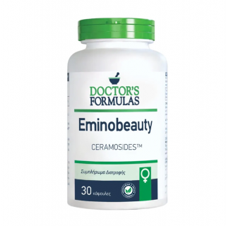 Doctor's Formulas Συμπλήρωμα Διατροφής Eminobeauty για Ενυδατωμένη, Ελαστική & Λαμπερή Επιδερμίδα 30κάψουλες
