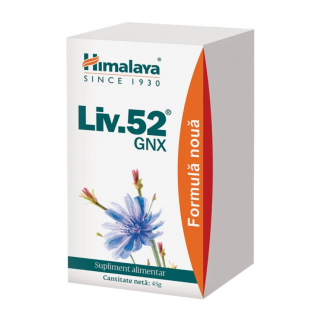 Himalaya Liv 52 GNX 60tabs Συμπλήρωμα Διατροφής για την Υποστήριξη της Φυσιολογικής Λειτουργίας του Συκωτιού