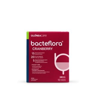 Olonea BacteFlora Cranberry 10caps Συμπλήρωμα Διατροφής για το Ουροποιητικό 