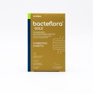 Olonea BacteFlora Gold Συμβιωτικό για Υγεία & Ομαλή Λειτουργία Εντέρου με Υψηλή Περιεκτικότητα 10κάψουλες