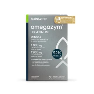 Olonea Omegazym Platinum 30caps Συμπλήρωμα Διατροφής με Ιχθυέλαιο