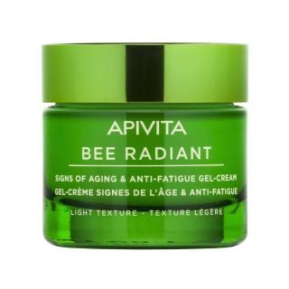 Apivita Bee Radiant Κρέμα-Gel Ελαφριάς Υφής για Σημάδια Γήρανσης & Ξεκούραστη Όψη 50ml