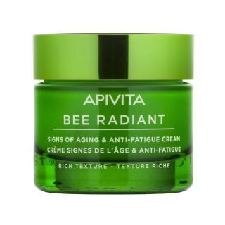 Apivita Bee Radiant Κρέμα Πλούσιας Υφής για Σημάδια Γήρανσης & Ξεκούραστη Όψη 50ml