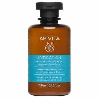 Apivita Moisturizing Shampoo 250ml Σαμπουάν Ενυδάτωσης με Υαλουρονικό Οξύ & Αλόη 