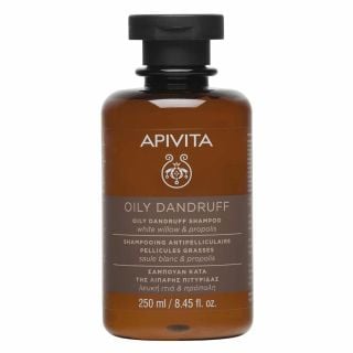 Apivita Oily Dandruff Shampoo 250ml Σαμπουάν κατά της Λιπαρής Πιτυρίδας με Λευκή Ιτιά & Πρόπολη