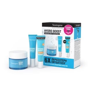 Neutrogena Promo Hydro Boost with Water Gel 50ml, Eye Cream 15ml & Hydrating Sunscreen Spf50 15ml