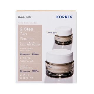 Korres Promo Black Pine Κρέμα Hμέρας για Κανονικές & Μικτές Επιδερμίδες 40ml & Δώρο Κρέμα Νύχτας για Σύσφιγξη & Lifting 15ml