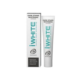  iWhite Dark Stains Whitening Toothpaste 75ml Οδοντόκρεμα Λεύκανσης με Ενεργό Άνθρακα
