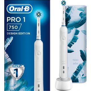 Oral-B Pro 1 750  Blue Design Edition Ηλεκτρική Οδοντόβουρτσα 1 Τεμάχιο + ΔΩΡΟ Travel Case 2