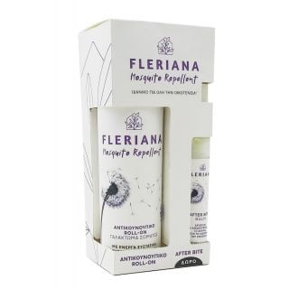 Fleriana Promo Mosquito Repellent Roll On, 100ml & Gift After Bite Balm, 7ml