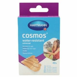 Hartmann Cosmos Water Resistant Strips Adhesive Pads 5 Sizes 40 Items