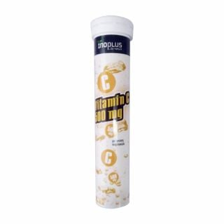 InoPlus Vitamin C 500mg with Orange Flavour 20 Effervescent Tabs