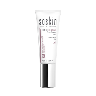 Soskin CC Cream Color Control 3 in 1 SPF30 20ml Αντηλιακή Κρέμα Προσώπου με Χρώμα