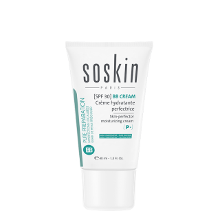 Soskin BB Cream Skin-Perfector Moisturizing Cream SPF30 40ml Αντηλιακή Ενυδατική Κρέμα Προσώπου με Χρώμα