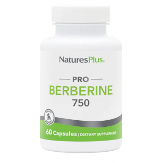 Nature's Plus Pro Berberine 750 60caps Συμπλήρωμα Διατροφής για τη Διατήρηση Φυσιολογικών Επιπέδων Σακχάρου