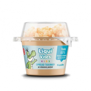 Vican Liqui Vites Tahini Spread with Rice Grains Coconut 44gr Άλειμμα Ταχινιού με Υπέροχη Γεύση Καρύδα