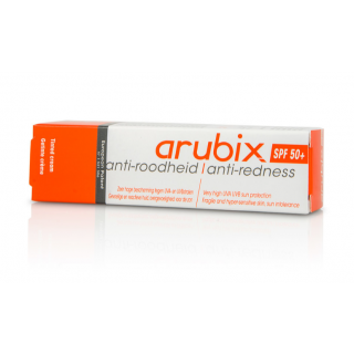 Arubix Anti-Rougeurs Tinted Cream SPF50+ 40ml Εξειδικευμένη Αντηλιακή Προστασία για Ευρυαγγείες, Ροδόχρου Ακμή και Ερύθημα