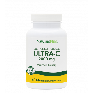 Nature's Plus Ultra-C 2000 60ταμπλέτες Βιταμίνη C Bαθμιαίας Aποδέσμευσης