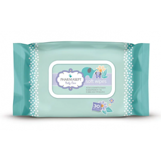Pharmasept Tol Velvet Baby Soft Wipes 30 Τεμάχια Μαντηλάκια Καθαρισμού για Πρόσωπο και Χέρια