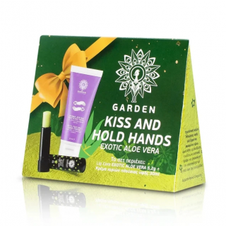 Garden Christmas Gift Box No5 Lip Care Aloe Vera 5.2gr & Kρέμα Χεριών Πλούσιας Υφής 30ml