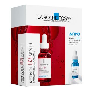 La Roche Posay Promo Retinol B3 Αντιρυτιδικός Ορός Αναδόμησης & Ανάπλασης 30ml & Δώρο Hyalu B5 Ορός Ματιών Για Μαύρους Κύκλους & Ρυτίδες 5ml