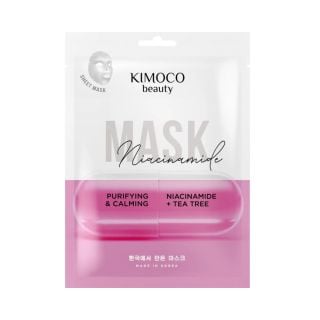 Kimoco Beauty Mask Niacinamide Καταπραϋντική Μάσκα Προσώπου με Νιασιναμίδη & Εκχύλισμα Δέντρου Τσαγιού 23ml