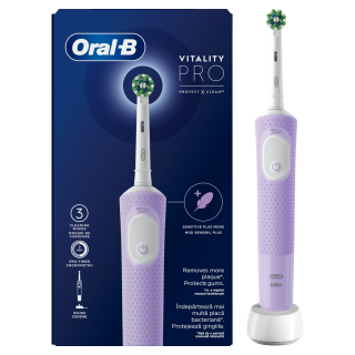 Oral-B Vitality Pro Μωβ Ηλεκτρική Οδοντόβουρτσα 1τεμάχιο